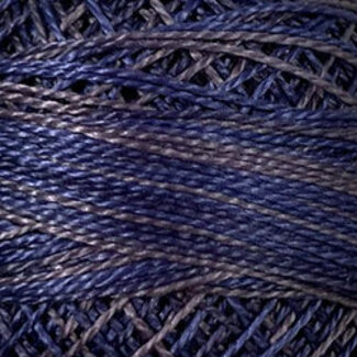 Valdani Perle Cotton Size 12, Varigates:  O562 - Horizon Storm