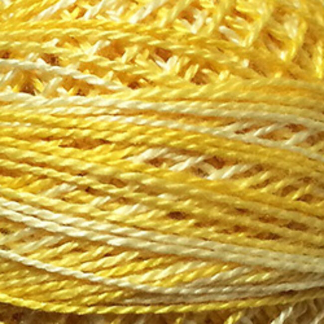 Perle Cotton Size 12, Varigates:  O551 - Sunshine