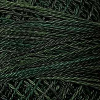 Valdani Perle Cotton Size 12, Varigates:  O539 - Evergreens