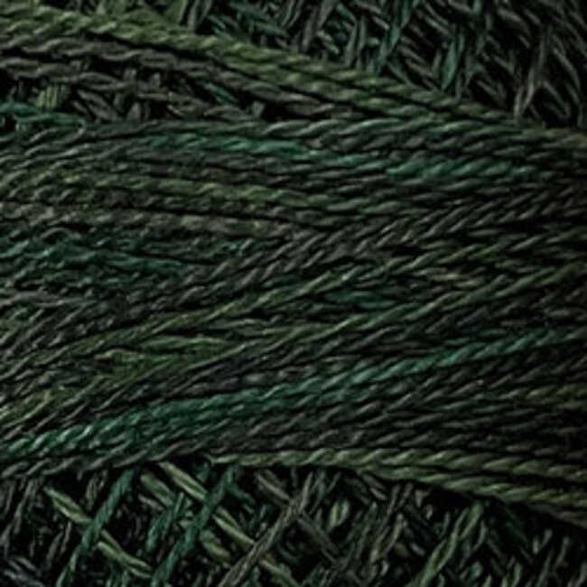 Perle Cotton Size 12, Varigates:  O539 - Evergreens