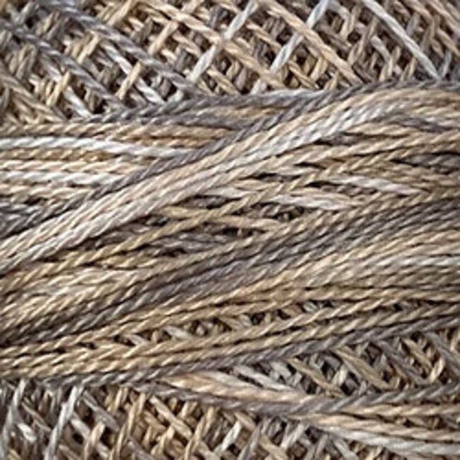 Perle Cotton Size 12, Varigates:  O538 - Cottage Smoke