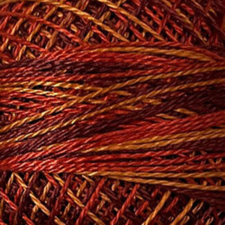 Valdani Perle Cotton Size 12, Varigates:  O533 - Golden Autumn