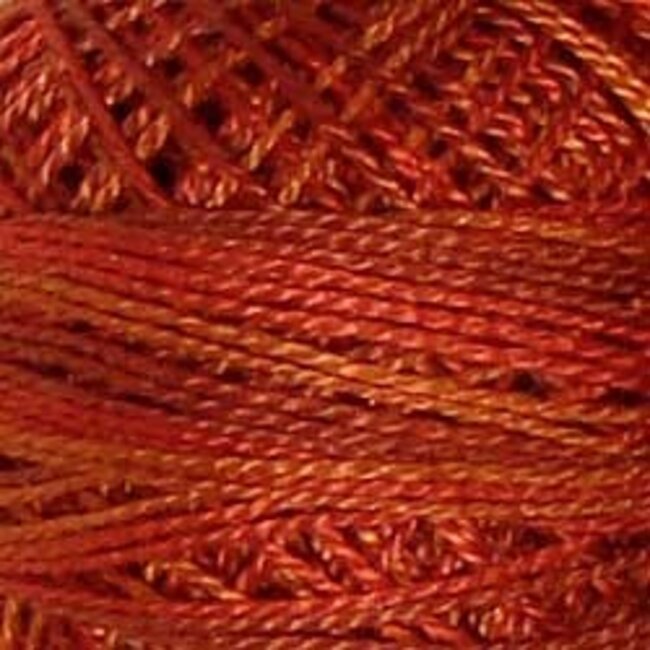 Perle Cotton Size 12, Varigates:  O510 - Terracotta Twist