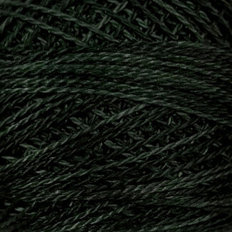 Valdani Perle Cotton Size 12, Varigates:  O41 - Deep Forest Greens