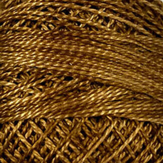Valdani Perle Cotton Size 12, Varigates:  O154 - Dark Antique Golds