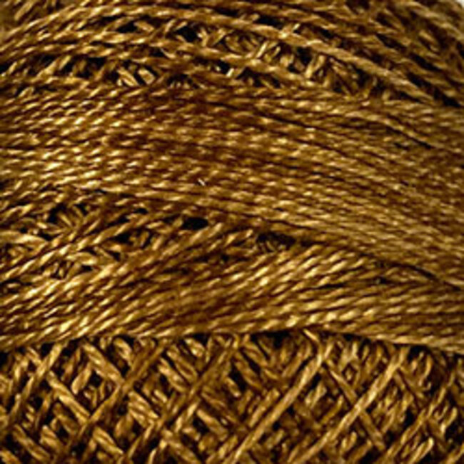 Perle Cotton Size 12, Varigates:  O154 - Dark Antique Golds