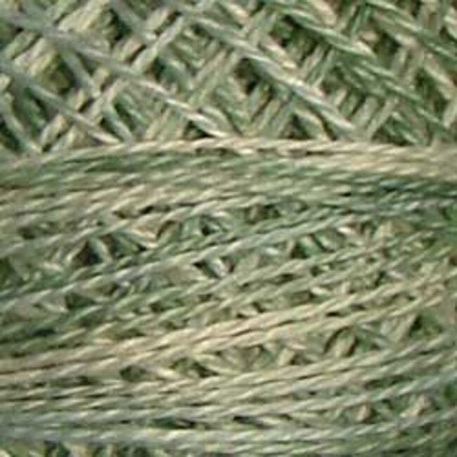 Perle Cotton Size 12, Varigates:  M93 - Silver Foam