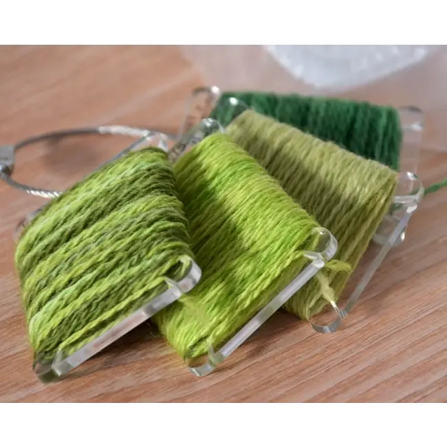 Extra Long Acrylic Bobbins, set of 13 - Clear