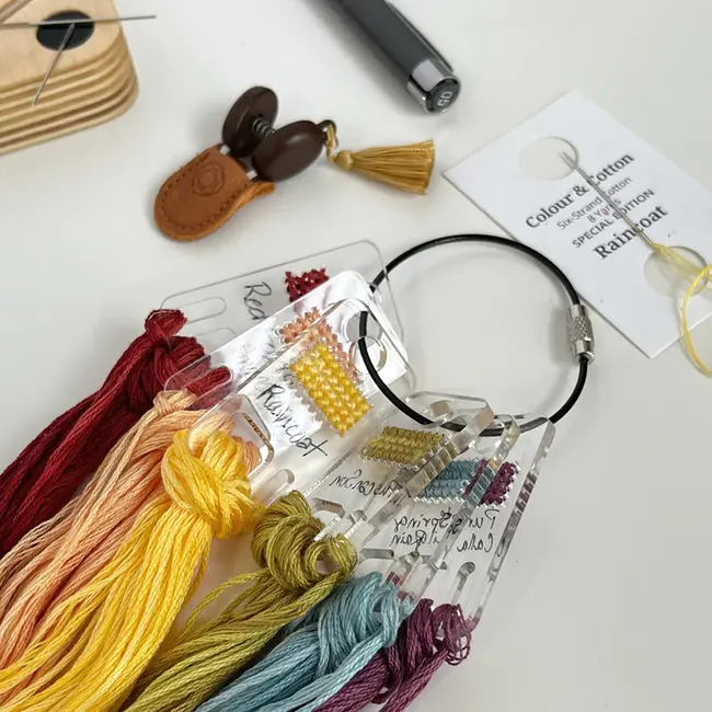 Floss Swatch Drops, set of 13 - Clear