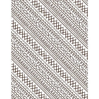 Wilmington Prints Baking Up Joy, Icing Stripe, White $0.23 per cm or $23/m