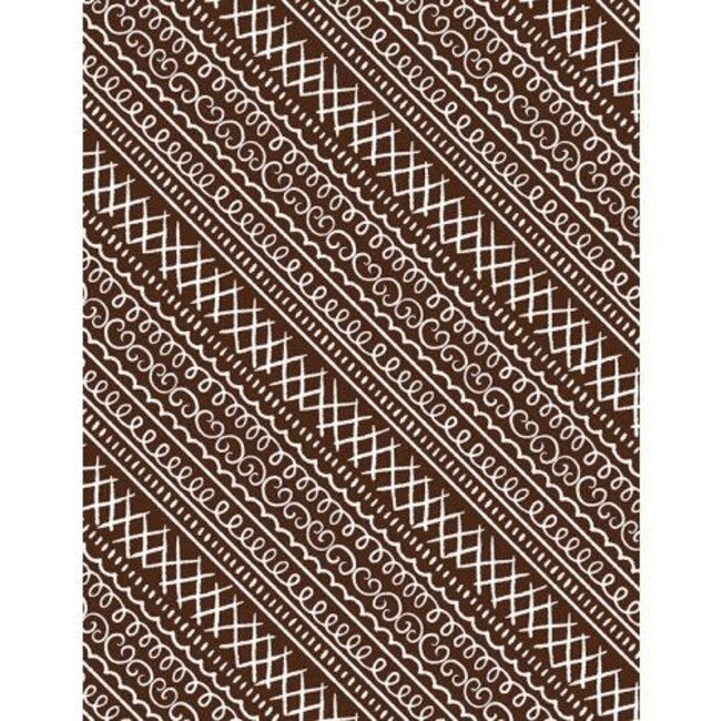 Baking Up Joy, Icing Stripe Chocolate $0.23 per cm or $23/m