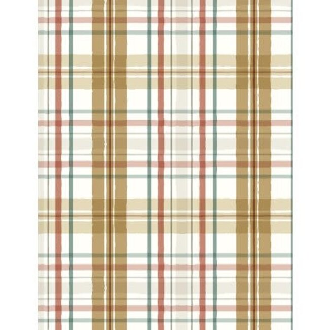 Season's Study, Plaid, Brown $0.23 per cm or $23/m