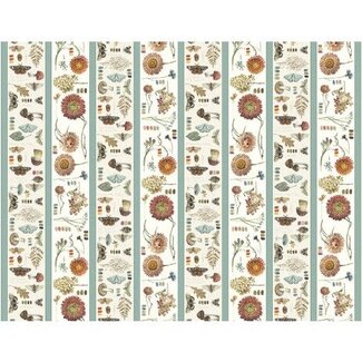 Wilmington Prints 1m of Season's Study, Repeating Stripe, Multi $0.23 per cm or $23/m