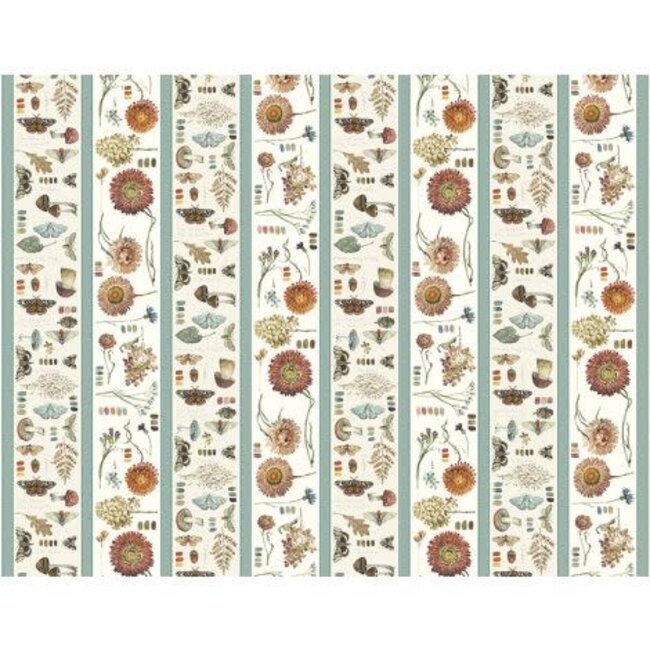 Season's Study, Repeating Stripe, Multi $0.23 per cm or $23/m