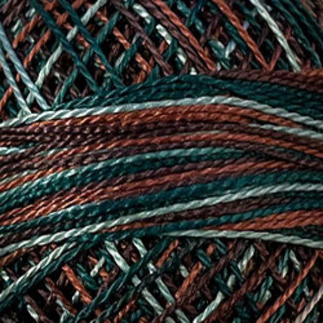 Perle Cotton Size 12, Varigates:  M83 - Mint Julep