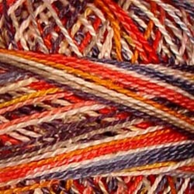 Perle Cotton Size 12, Varigates:  M800 - Maritima