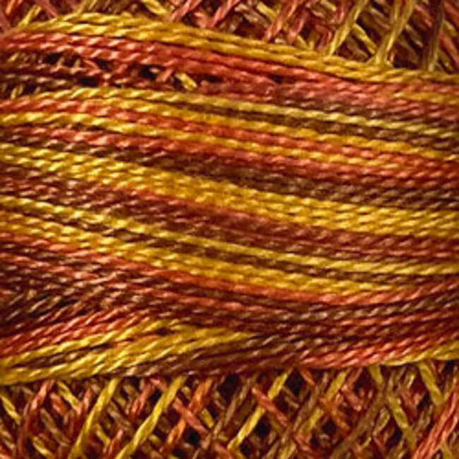 Perle Cotton Size 12, Varigates:  M7 - Fall Leaves