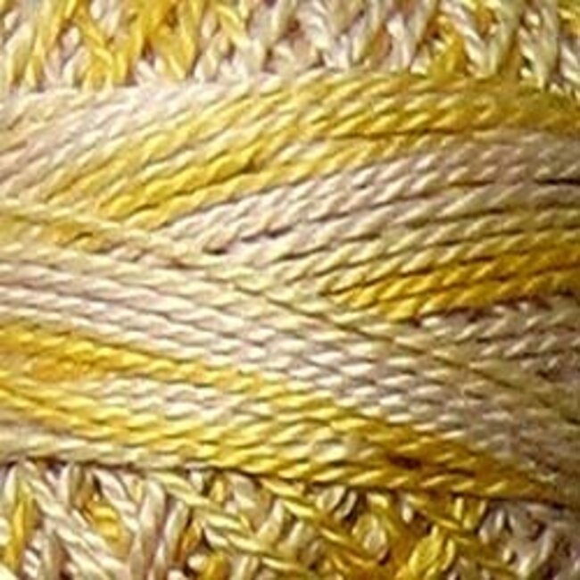 Perle Cotton Size 12, Varigates:  M67 - Blurry Vanilla