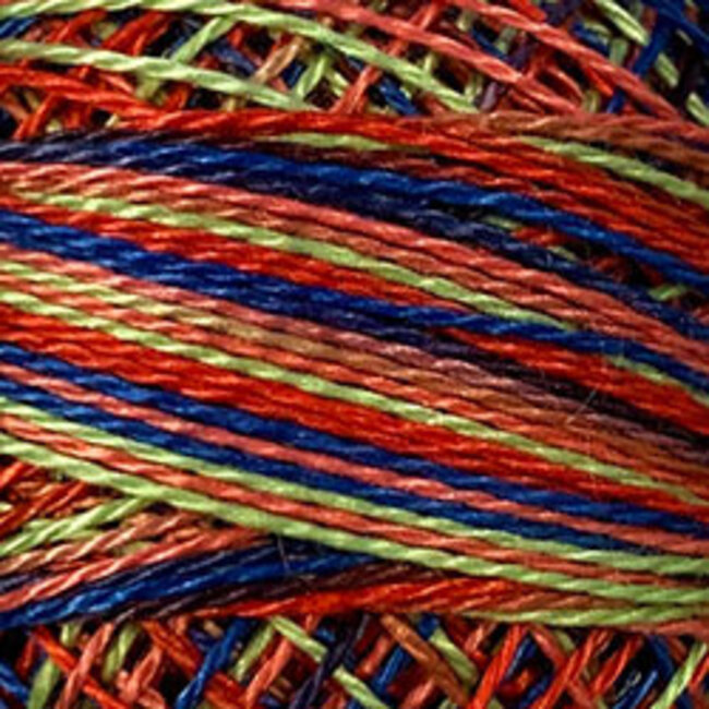Perle Cotton Size 12, Varigates:  M54 - Primaries