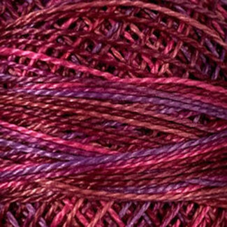 Valdani Perle Cotton Size 8, variegated: V3 - Fuchsia Love