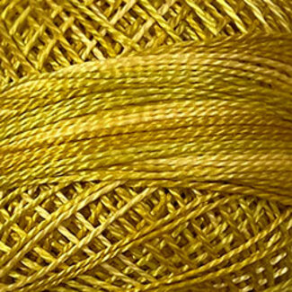 Valdani Perle Cotton Size 8, variegated: V106 - Antique Golds