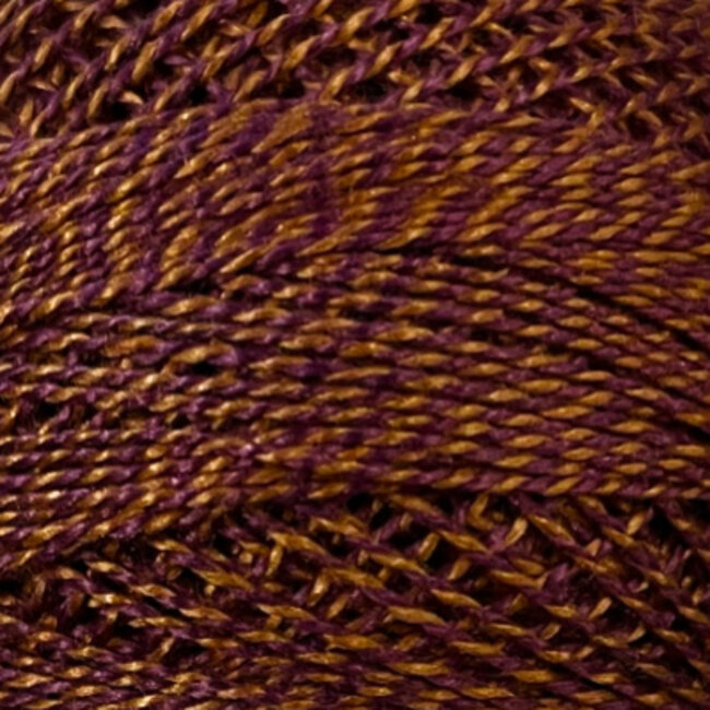Perle Cotton Size 8, variegated: PT32 - Prickly Plum