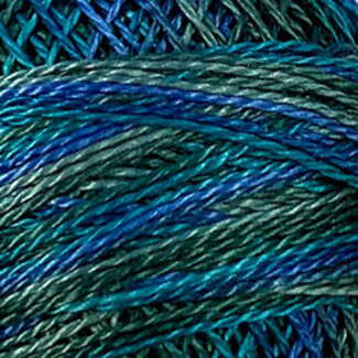 Valdani Perle Cotton Size 12, Varigates:  M30 - Deep Waters
