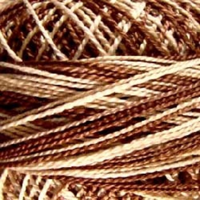 Perle Cotton Size 12, Varigates:  M - Cappuccino