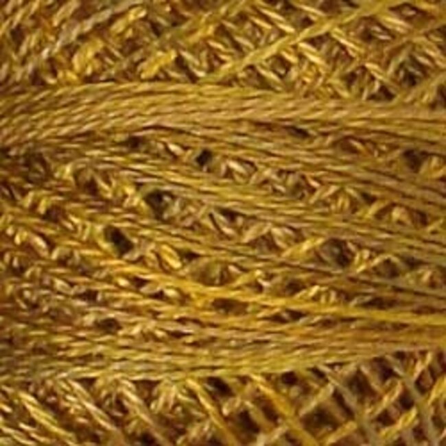 Perle Cotton Size 8, variegated: P5 - Tarnished Gold -Vintage Hues Sampler