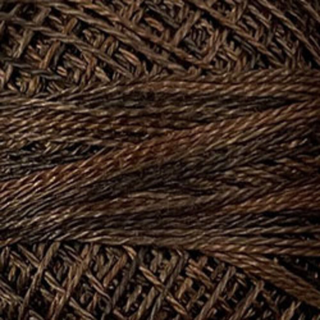 Perle Cotton Size 8, variegated: P12 - Brown - Vintage Hues Sampler
