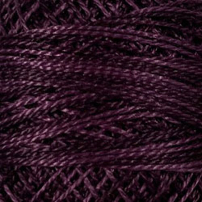 Perle Cotton Size 8, variegated: O86 - Ripened Plum