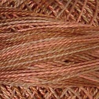 Valdani Perle Cotton Size 12, Varigates:  JP6 - Muddy Pots - Muddy Monet Collection