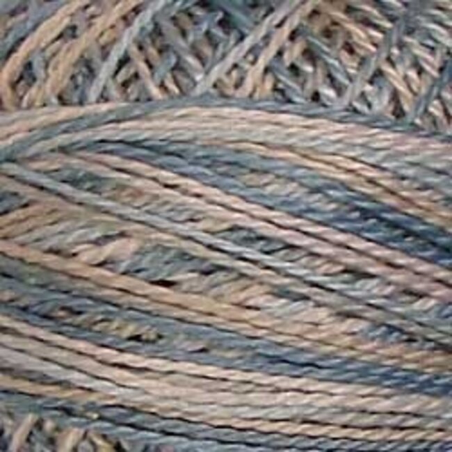 Perle Cotton Size 12, Varigates:  JP11 - Heavenly Hue - Muddy Monet Collection