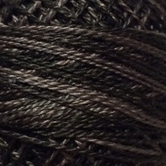 Valdani Perle Cotton Size 12, Varigates:  H212 - Faded Brown - Heirloom Collection