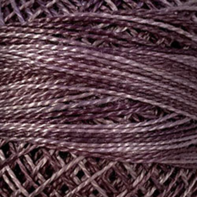 Perle Cotton Size 12, Varigates:  H210 - Melancholic Purple - Heirloom Collection