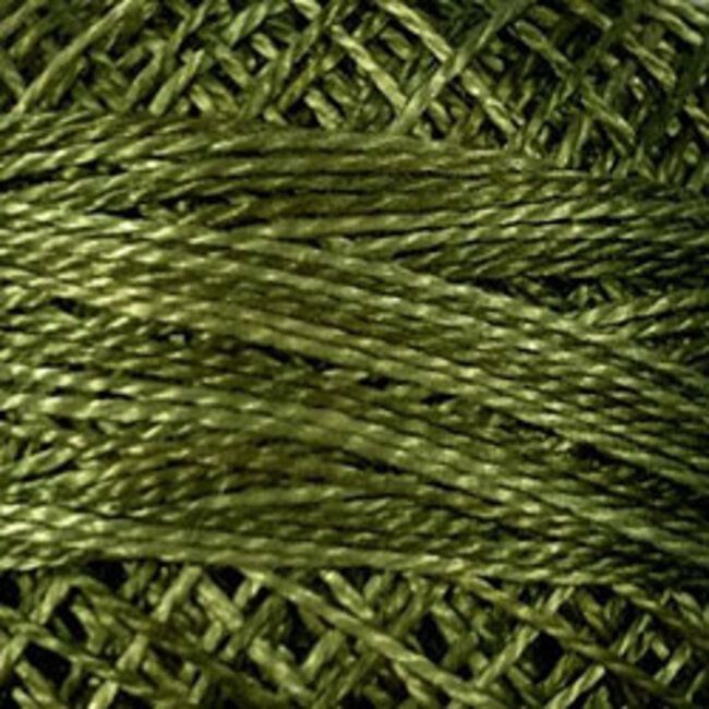 Perle Cotton Size 12, Varigates:  H202 - Withered Green - Heirloom Collection
