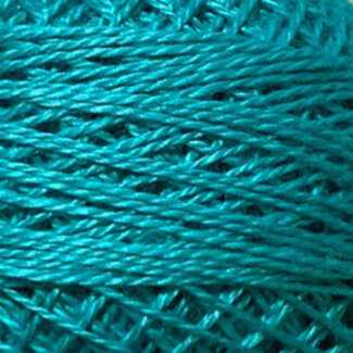 Valdani Perle Cotton Size 12 Solid: 93 - Bright Turquoise
