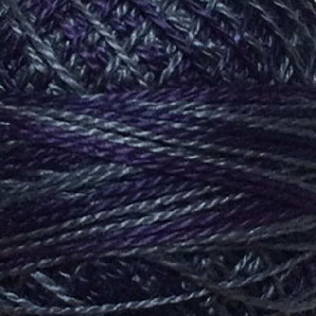 Perle Cotton Size 8, variegated: O583 - Dark Periwinkle