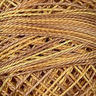 Valdani Perle Cotton Size 8, variegated: O581 - Spun Wheat