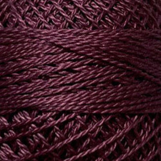 Valdani Perle Cotton Size 12 Solid: 883 - Distant Mauve Dark