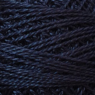 Valdani Perle Cotton Size 12 Solid: 873 - Dusty Blue Dark