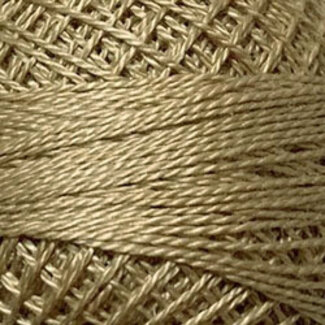 Valdani Perle Cotton Size 12 Solid: 851 - Antique Gold Light