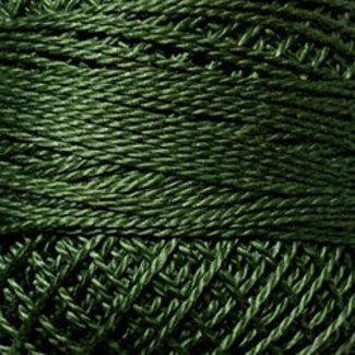 Valdani Perle Cotton Size 12 Solid: 823 - Olive Green Dark