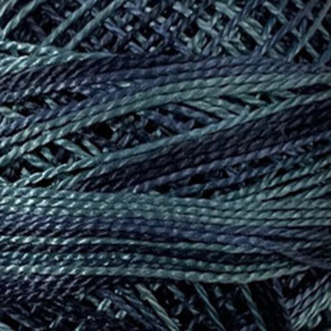 Perle Cotton Size 8, variegated: O537 - Sea Deep