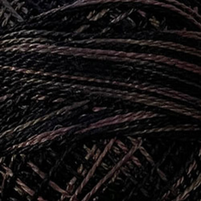 Perle Cotton Size 8, variegated: O531 - Black Nut