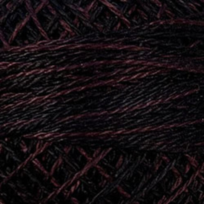 Perle Cotton Size 8, variegated: O524 - Maroon Moss