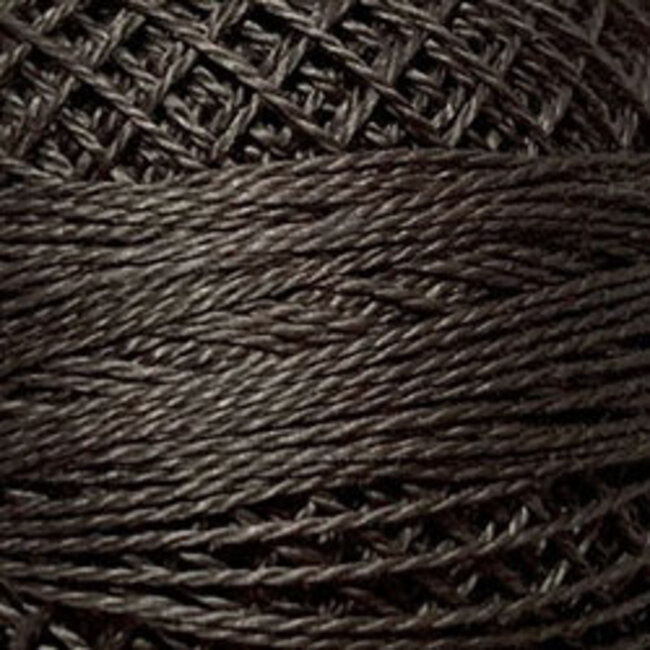 Perle Cotton Size 12 Solid: 8121 - Brown Black Light