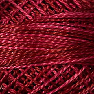 Valdani Perle Cotton Size 8, variegated: O507 - Rich Wine