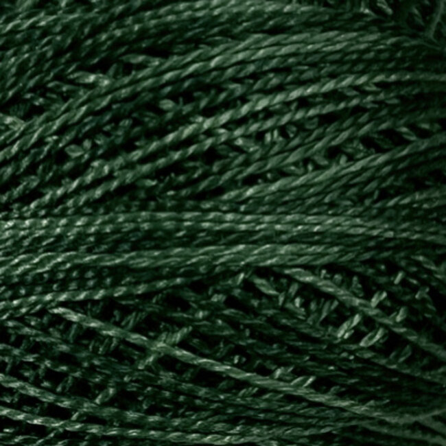 Perle Cotton Size 8, variegated: O39 - Forest Greens
