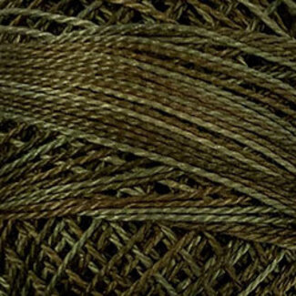 Valdani Perle Cotton Size 8, variegated: O1901 - Lichen Moss